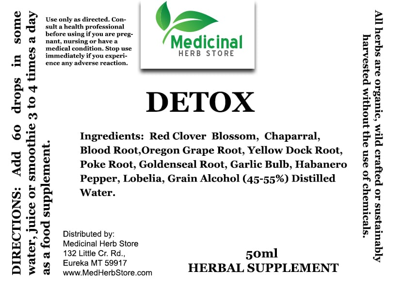 Detox | Herbal tonic to release toxins in the blood stream