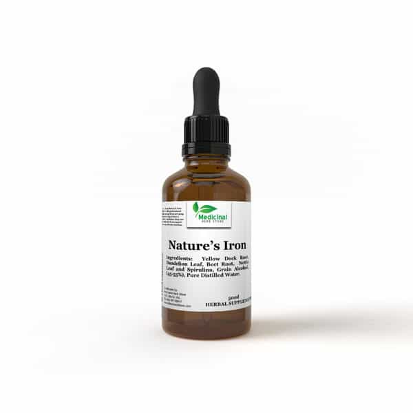 Nature's Iron | Vegan | Plant Based Iron Supplement | Organic Herbs